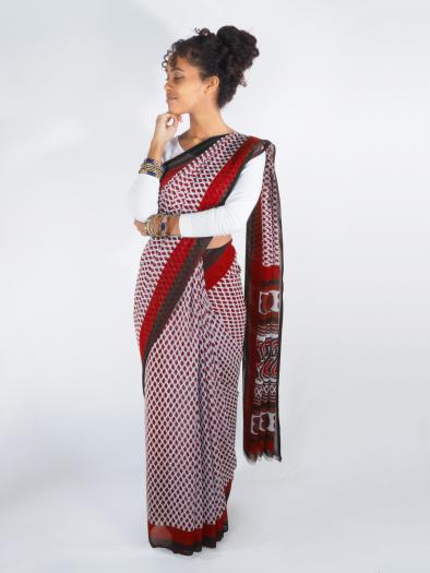 Indischer Sari "Madhuparna"